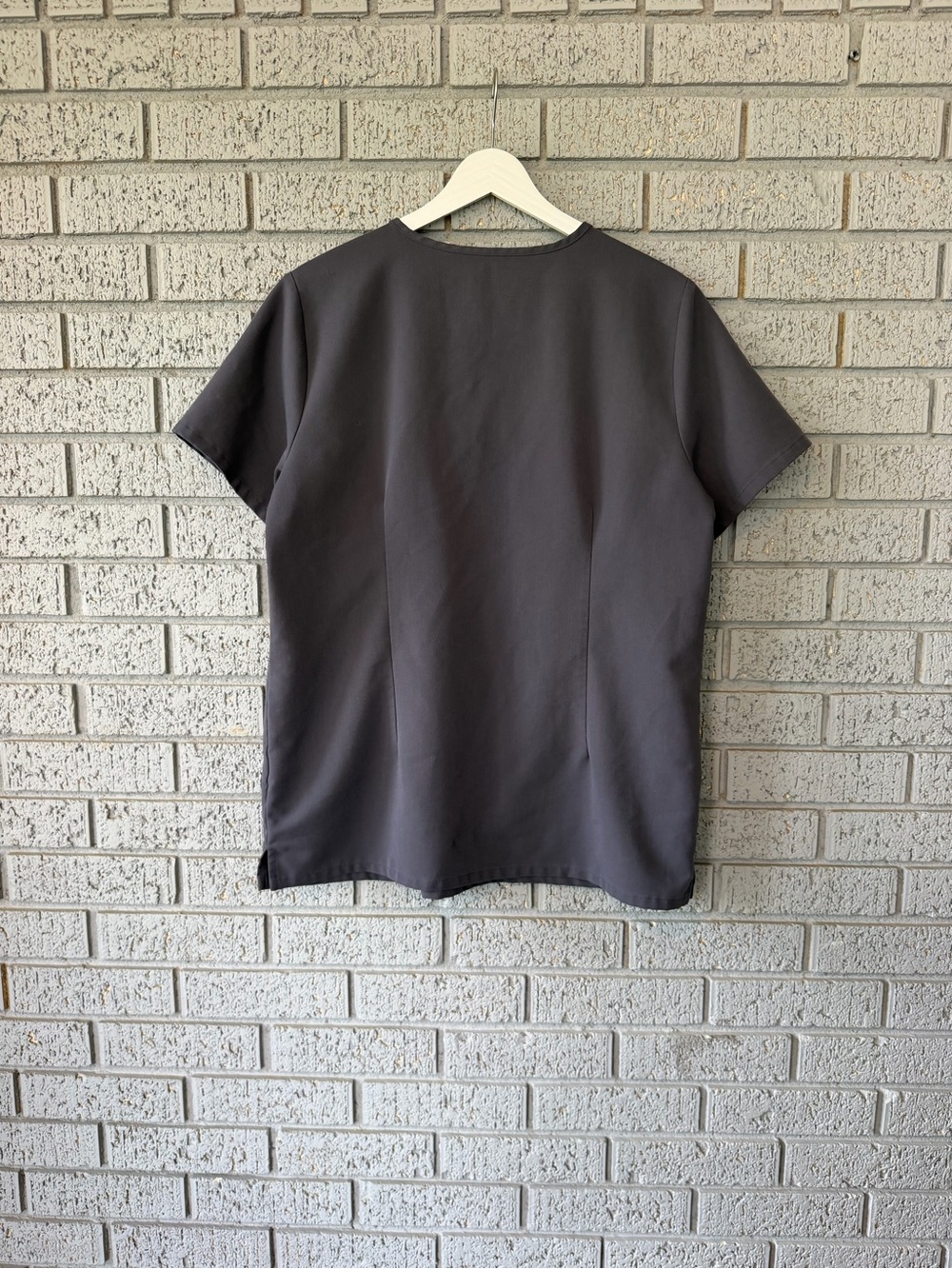 Figs Casma Scrub Top Charcoal Grey Size Medium - Picture 5 of 6